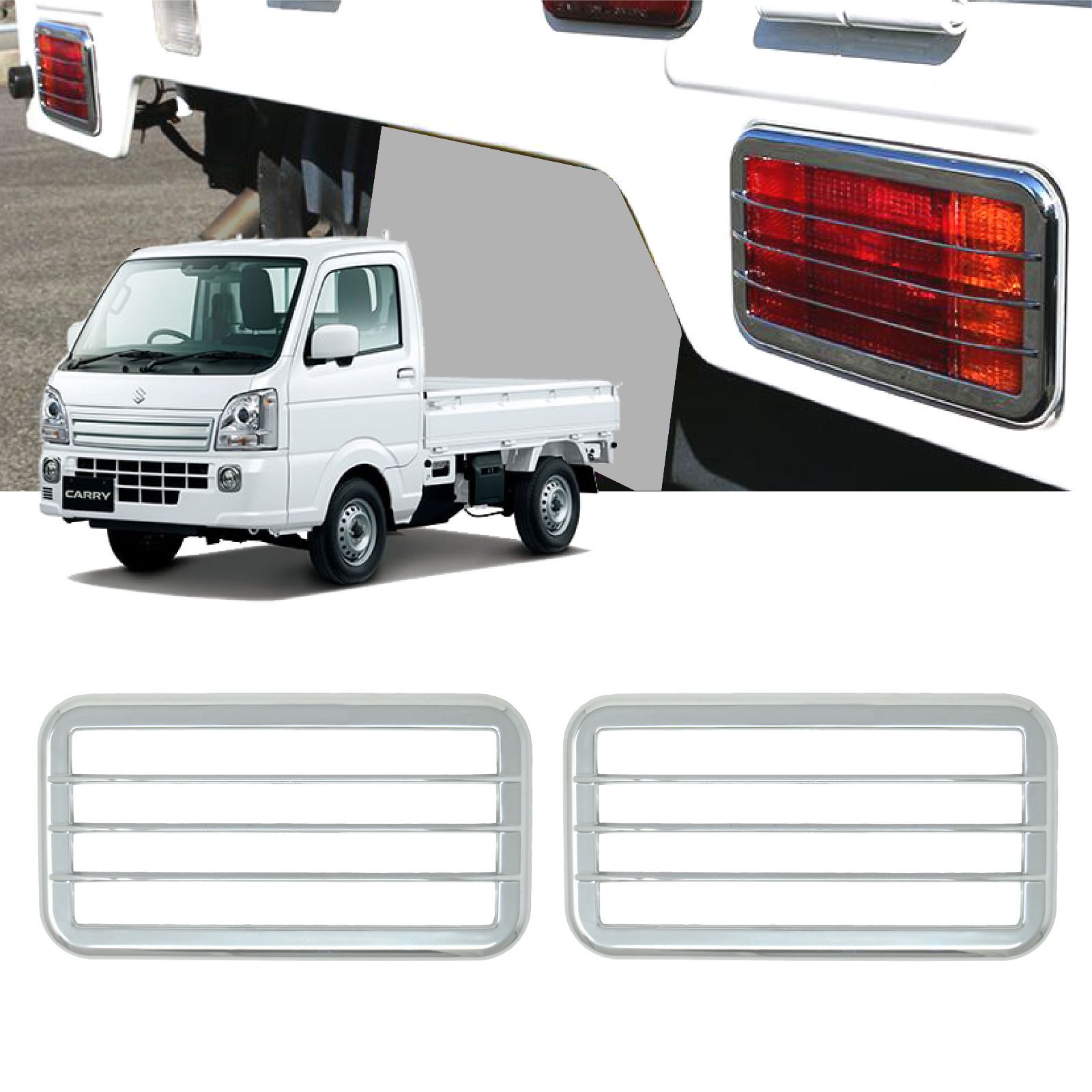 ダズフェローズ　テールランプ　メッキカバー Amazon | [DazzFellows/ダズフェローズ] テールランプカバー