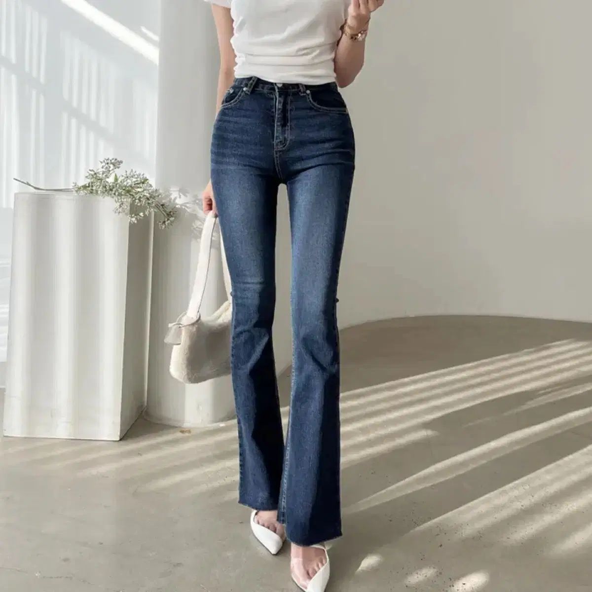 極美品 芽風 チェックツイード×ウール変形ジレ ベスト 異素材切り替え