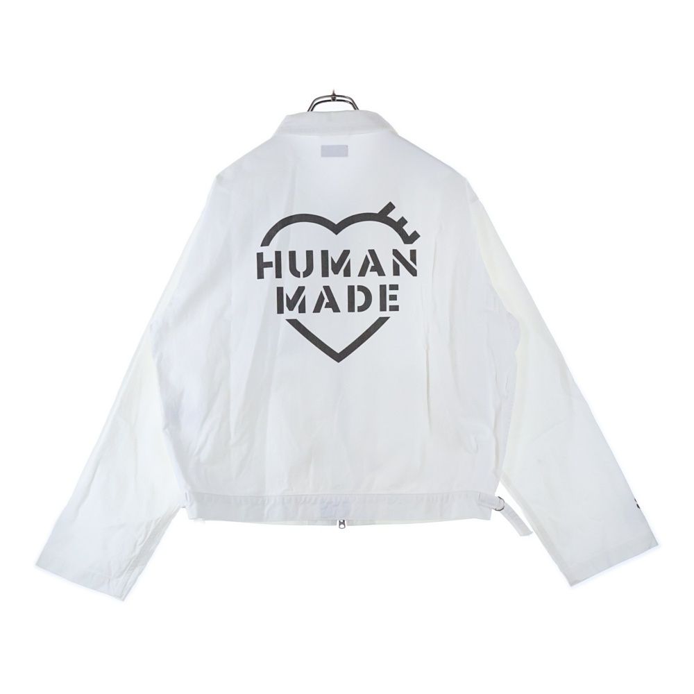 HUMAN MADE ヒューマンメイド NAVAL JACKET ナヴァル ジップアップワークジャケット ホワイト HM29JK018