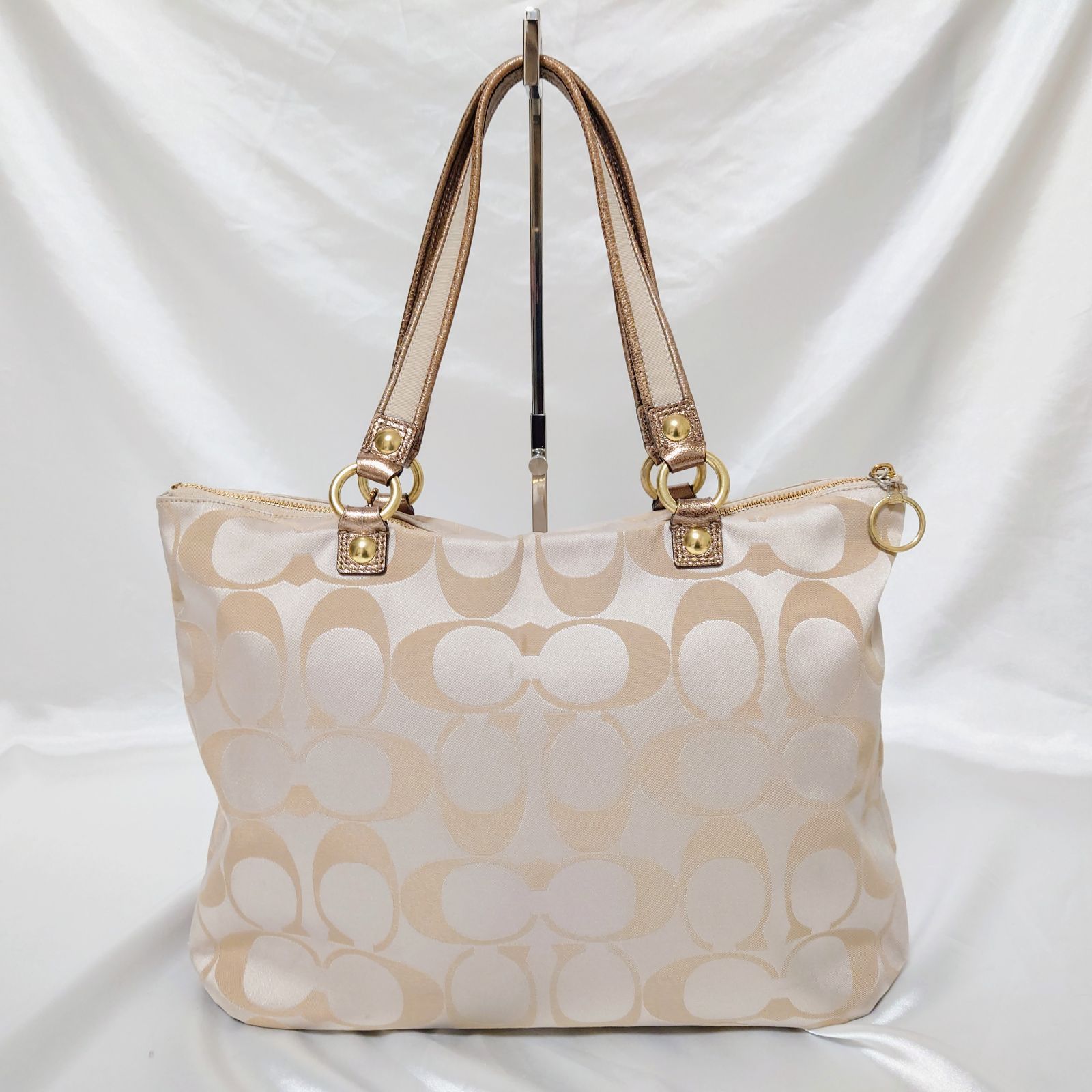COACH コーチ トートバッグ ハンドバッグ ポピー シグネチャー 15316 