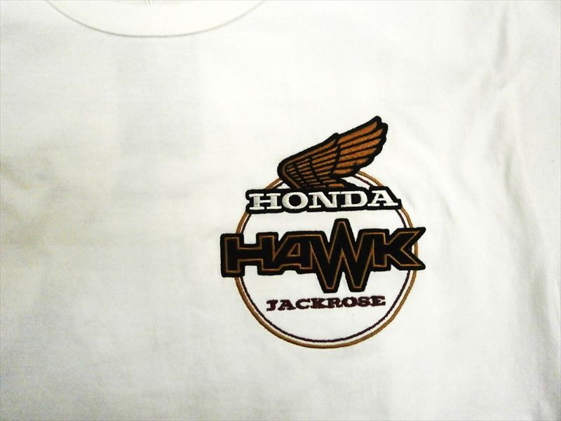 ホンダ × ジャックローズ コラボ 長袖 Tシャツ 533500 刺繍&プリント 