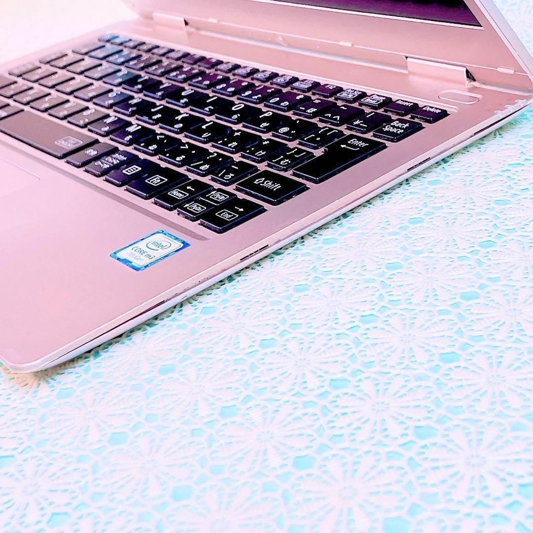 かわいいピンク✨️小型軽量/Win11/SSD/NEC/カメラ付きノートパソコン 小型軽量❣️薄型ノートパソコン！可愛いピンク✨️快適SSD カメラ付き