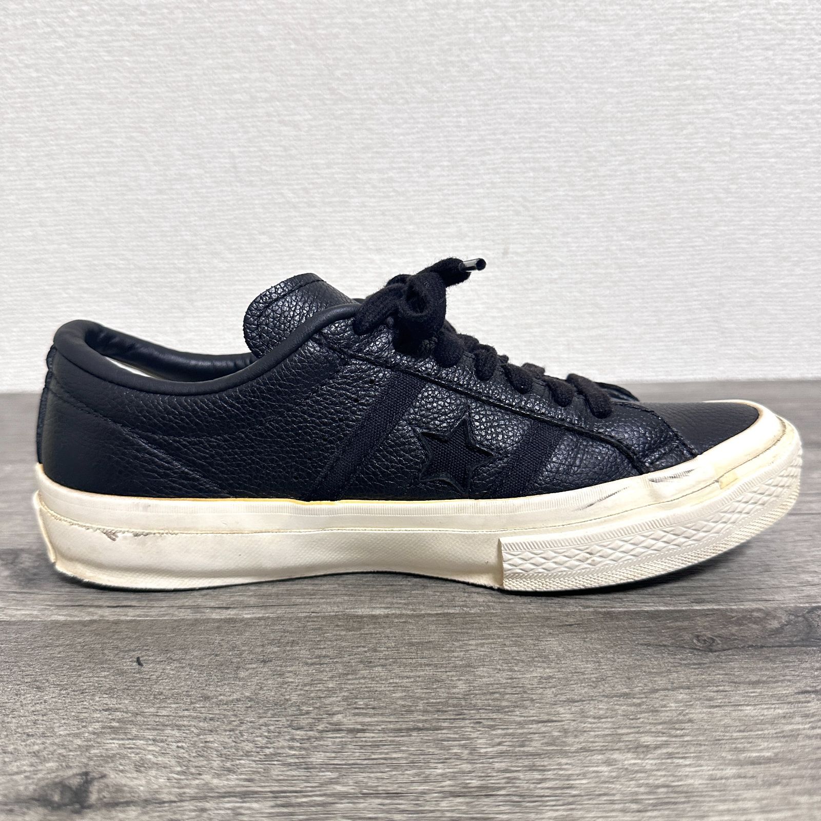 アダムエロペ別注 Converse STAR&BARS 1CL639 本革 レザースニーカー