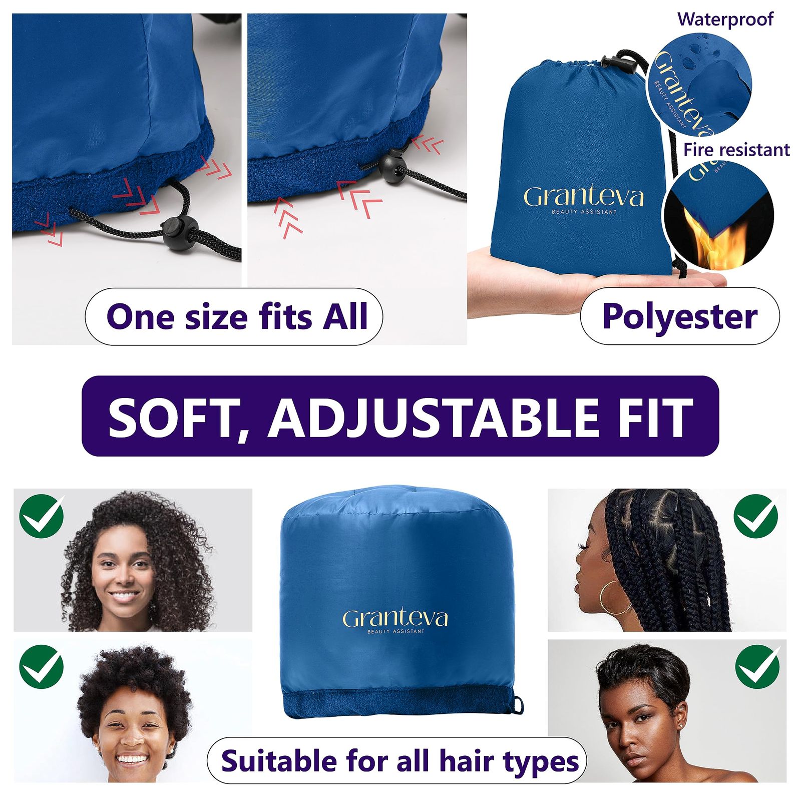 ヘアドライヤー用ブロードライヤーアタッチメント