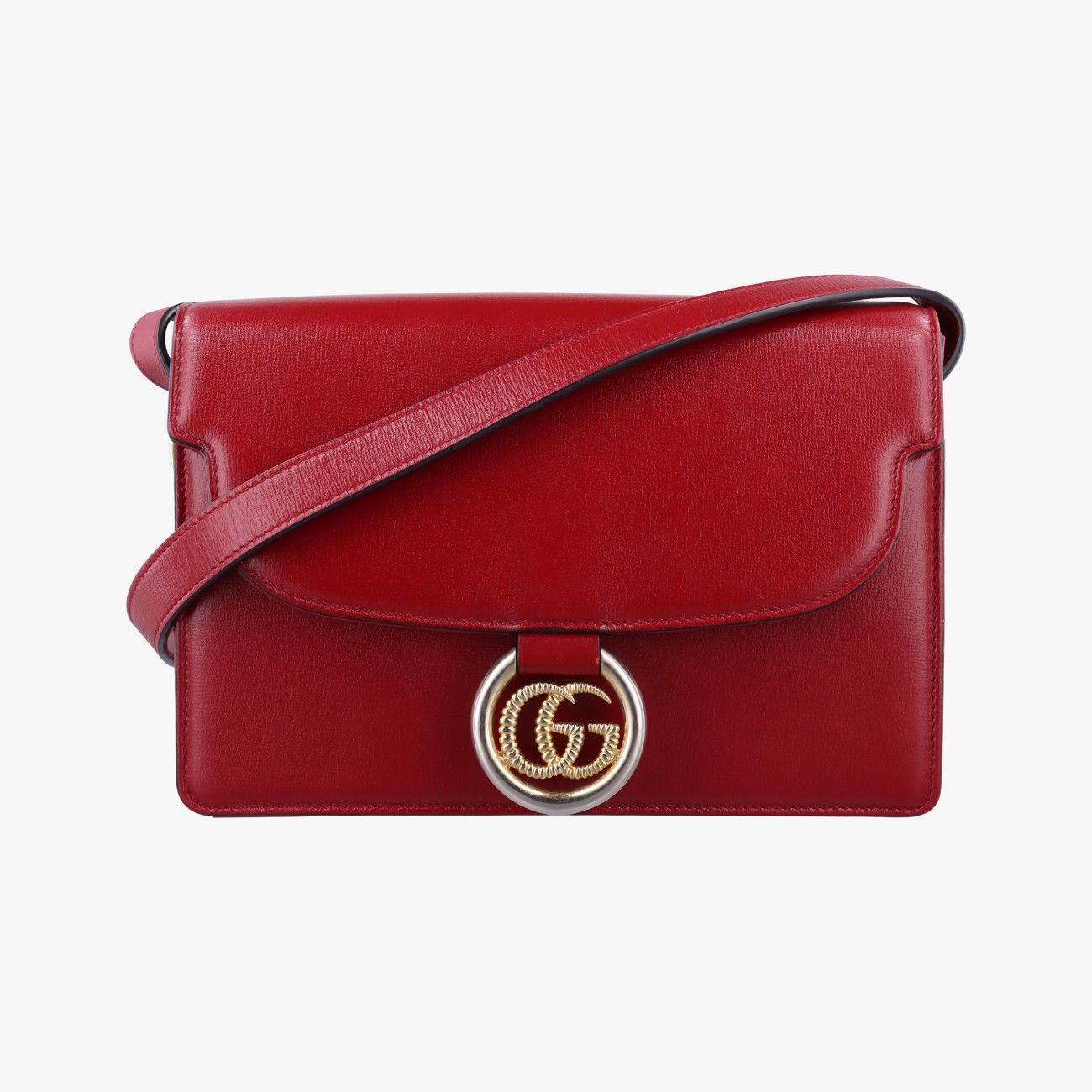 グッチGucciGGリング GGマーモント レッド レザー 589474 B030213467