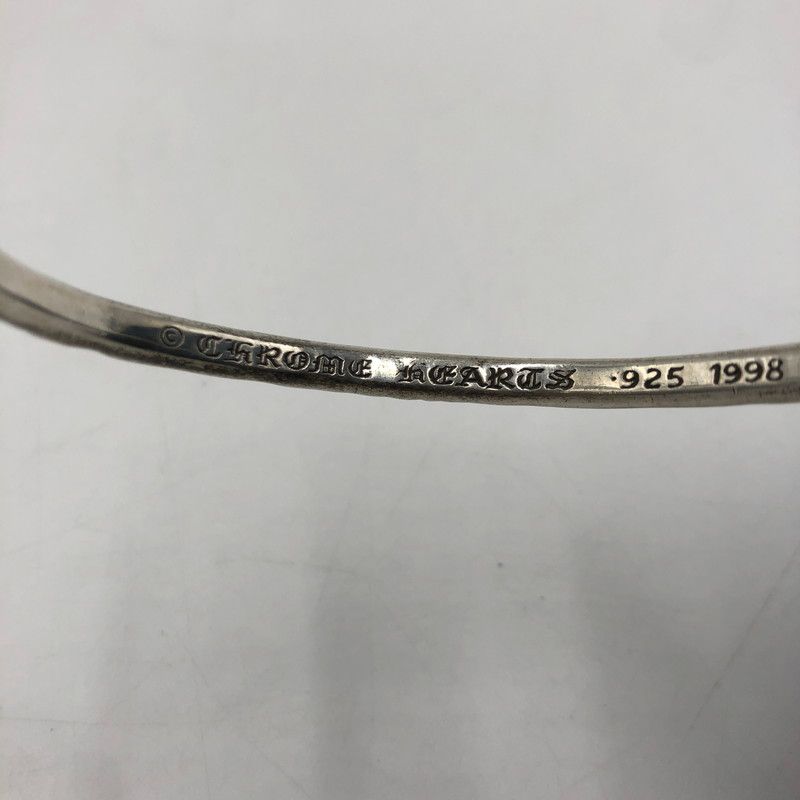 中古品】CHROME HEARTS クロムハーツ SCROLL BANGLE #2