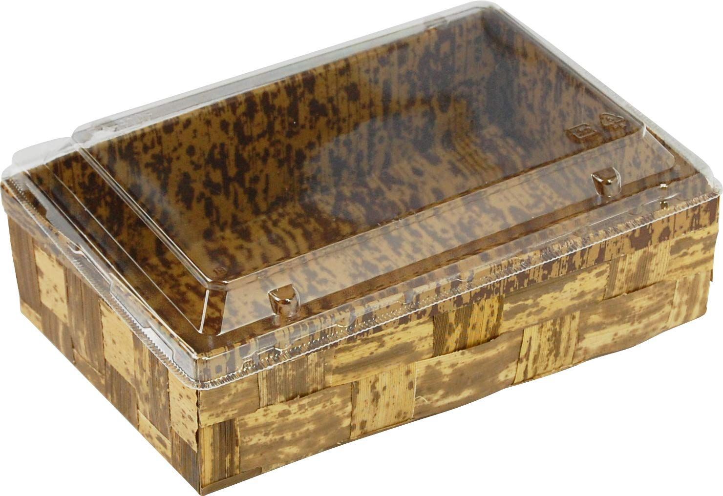 TXHB-6 ハイブリッドBOX 透明高蓋付 1080ml 10個組 使い捨て弁当箱 松本