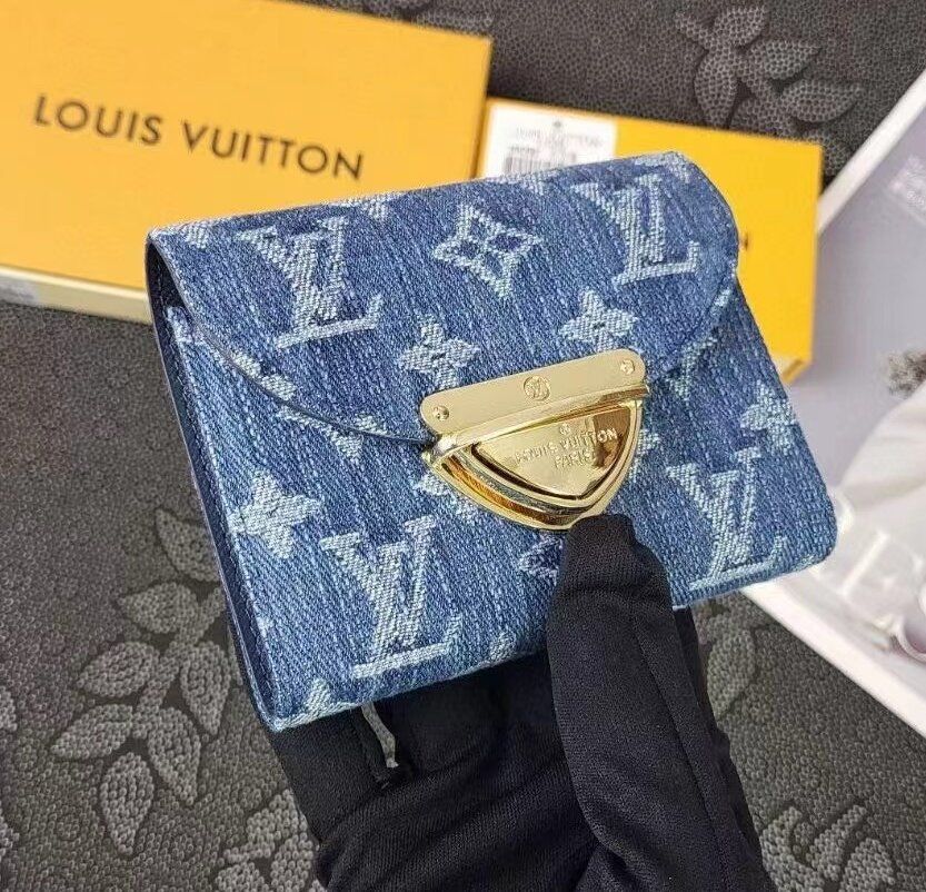 【LOUIS VUITTON】ポルトフォイユ・ヴィクトリーヌ デニム