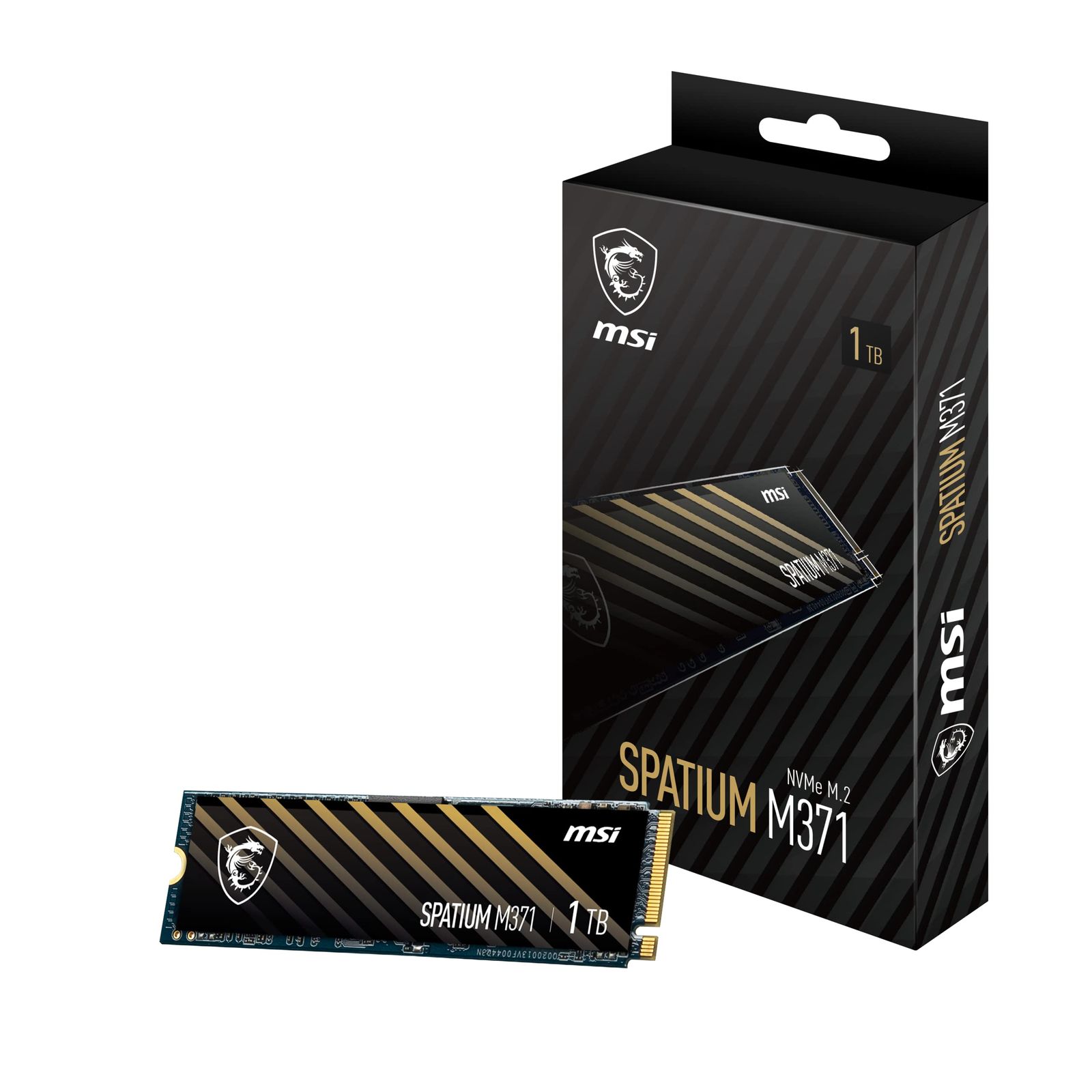 MSI M.2 SSD SPATIUM M371シリーズ 1TB S78-440L870-P83 HD3827 1 M371 Gen3 1TB QLC