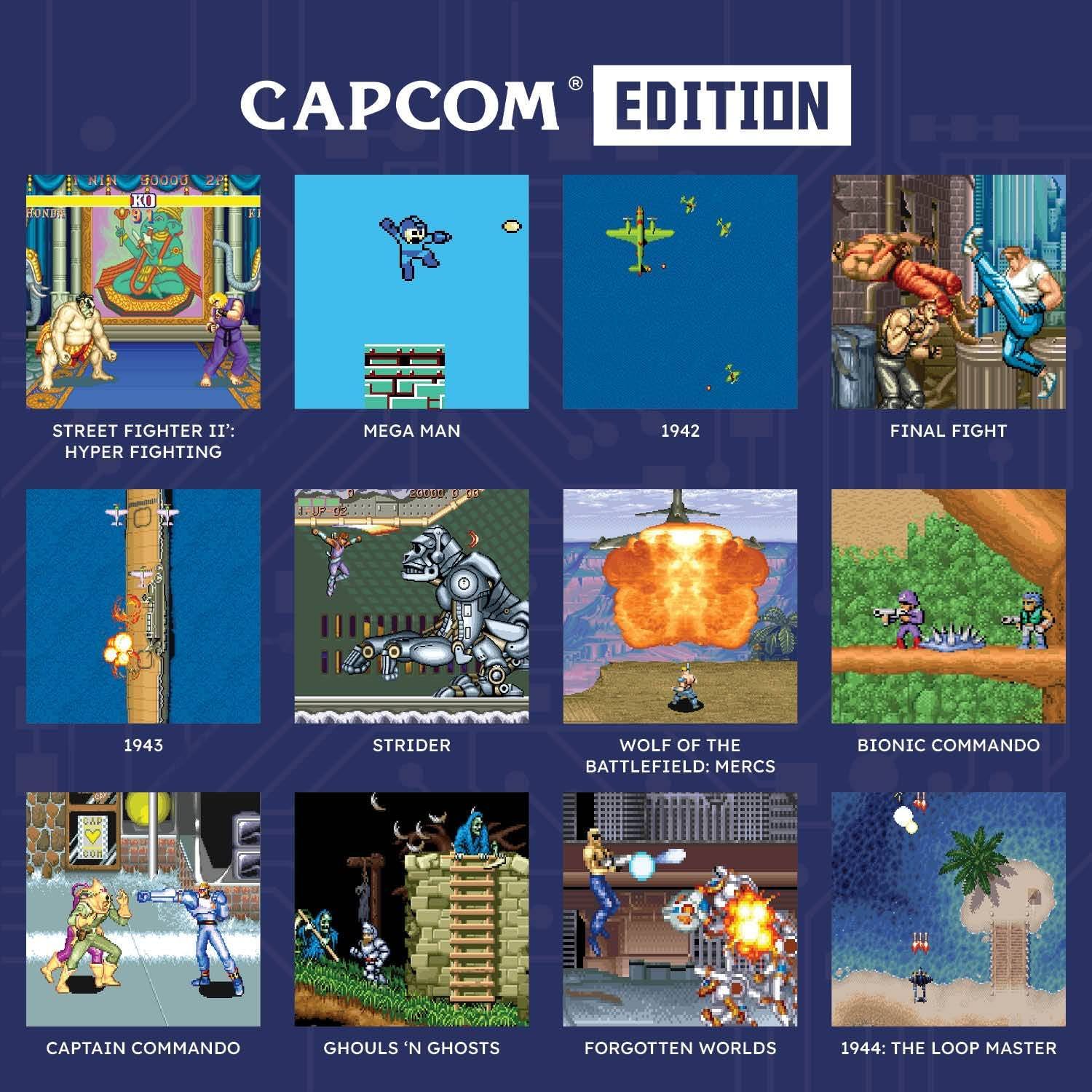 携帯型レトロゲーム機 Hyper Mega Tech Super Pocket Capcom