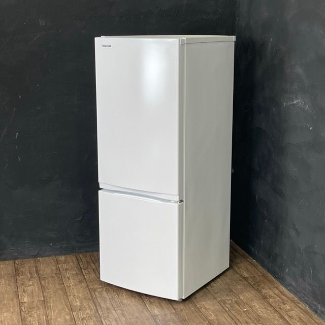 東芝ノンフロン冷凍冷蔵庫 TOSHIBA GR-U15BS 2025年製 2ドア 153L ホワイト C | 512697