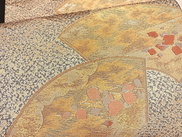 平和屋着物○西陣 織匠十一代目 篠屋宗兵衛 謹製 綴れ唐織 六通柄袋帯