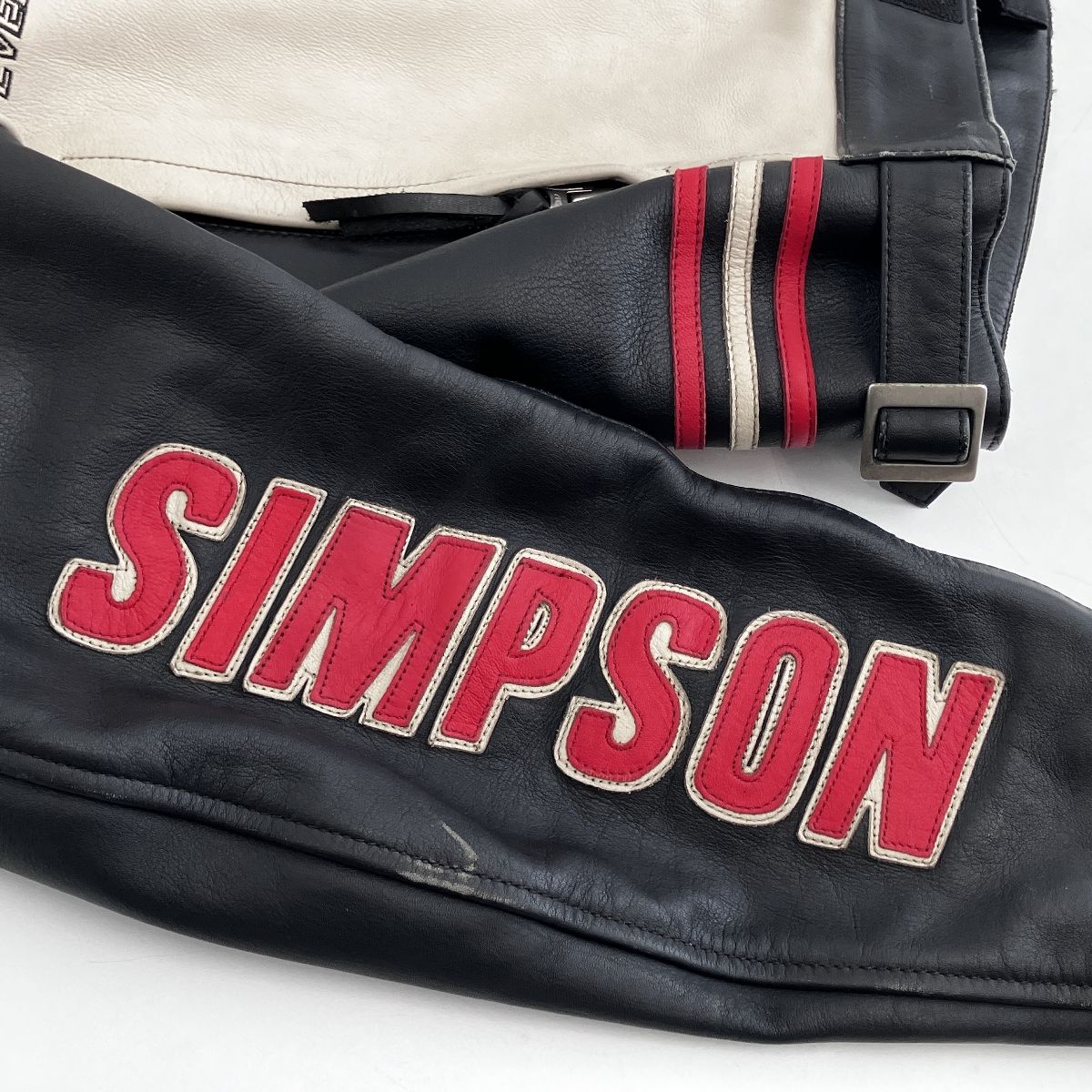 レザージャケット　メゾンドリーファー SIMPSON シンプソン ライダース Lサイズ EVERY RACE バイク