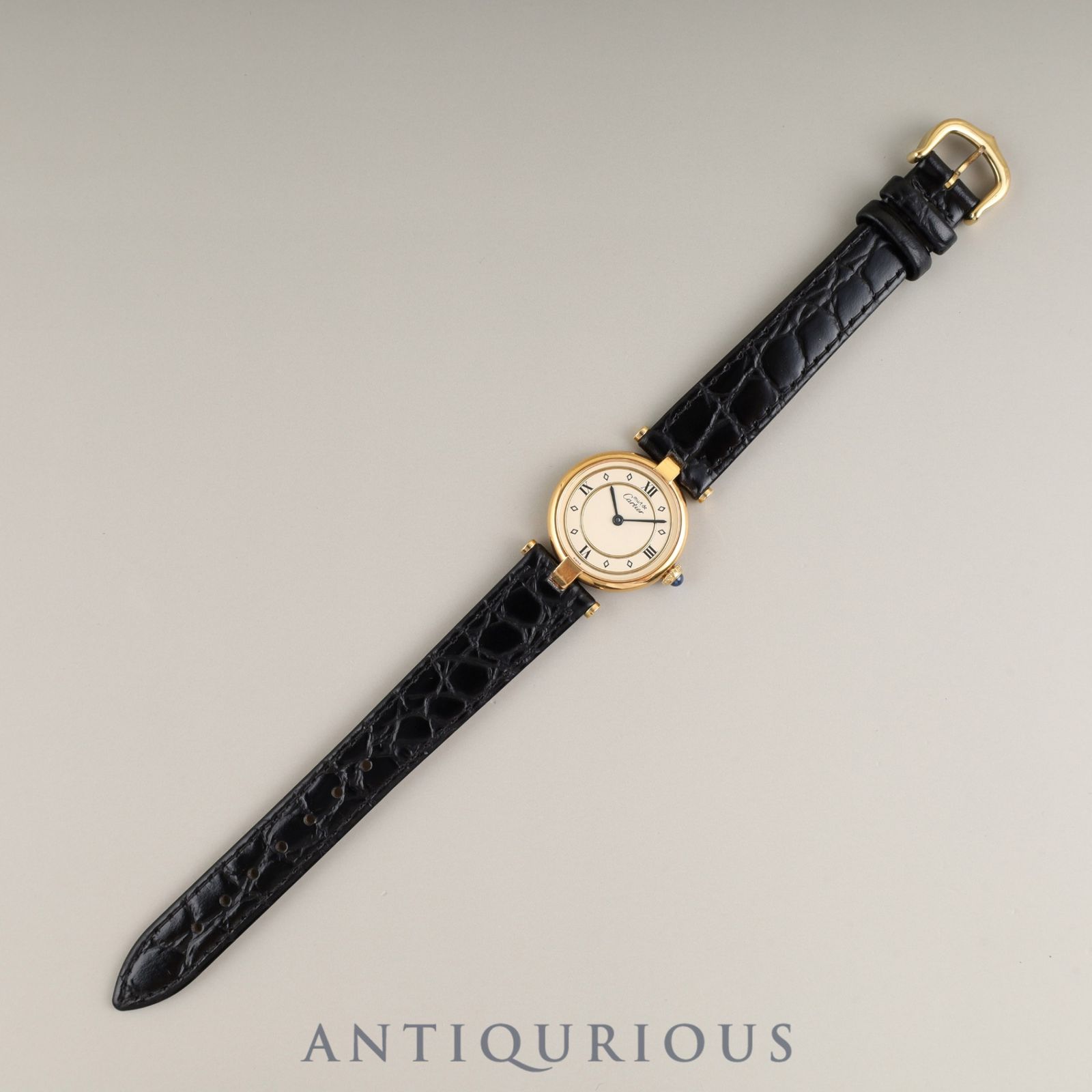 ●04-87【電池交換済】Cartier カルティエ マストタンク ヴェルメイユ クオーツ 925 レディースウォッチ 腕時計 同梱不可 カルティエ マストタンクの腕時計（CARTIER）| 東京銀座のヴィンテージ