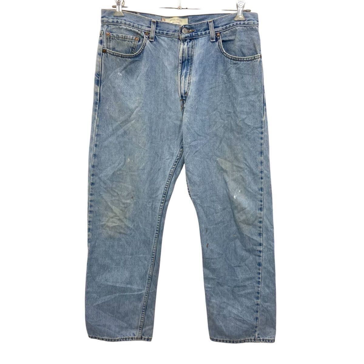 Levi's 505 デニムパンツ W36 ライトブルー ビッグサイズ