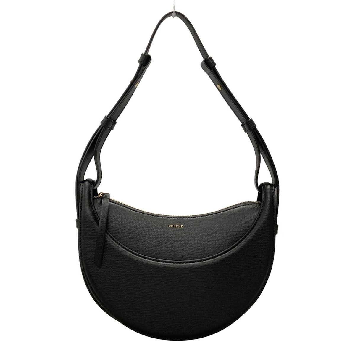 POLENE ポレーヌ ショルダーバッグ ハンドバッグ 黒い POLENE(ポレーヌ) ショルダーバッグ美品 ヌメロ ディックス 黒