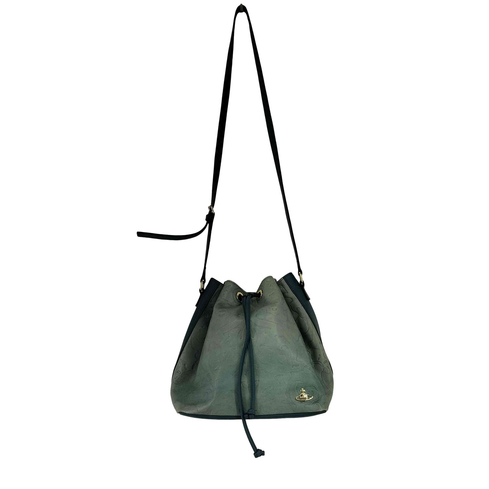 ヴィヴィアンウエストウッド Vivienne Westwood オーブ 型押し 巾着  