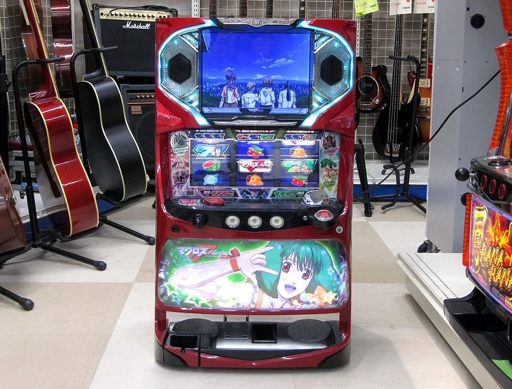 パチスロ実機 マクロスフロンティア4 イヤホンコンバータ付き パチスロ