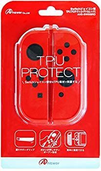 【中古】【非常に良い】Switchジョイコン用 TPUプロテクト (シグナルレッド) mxn26g8