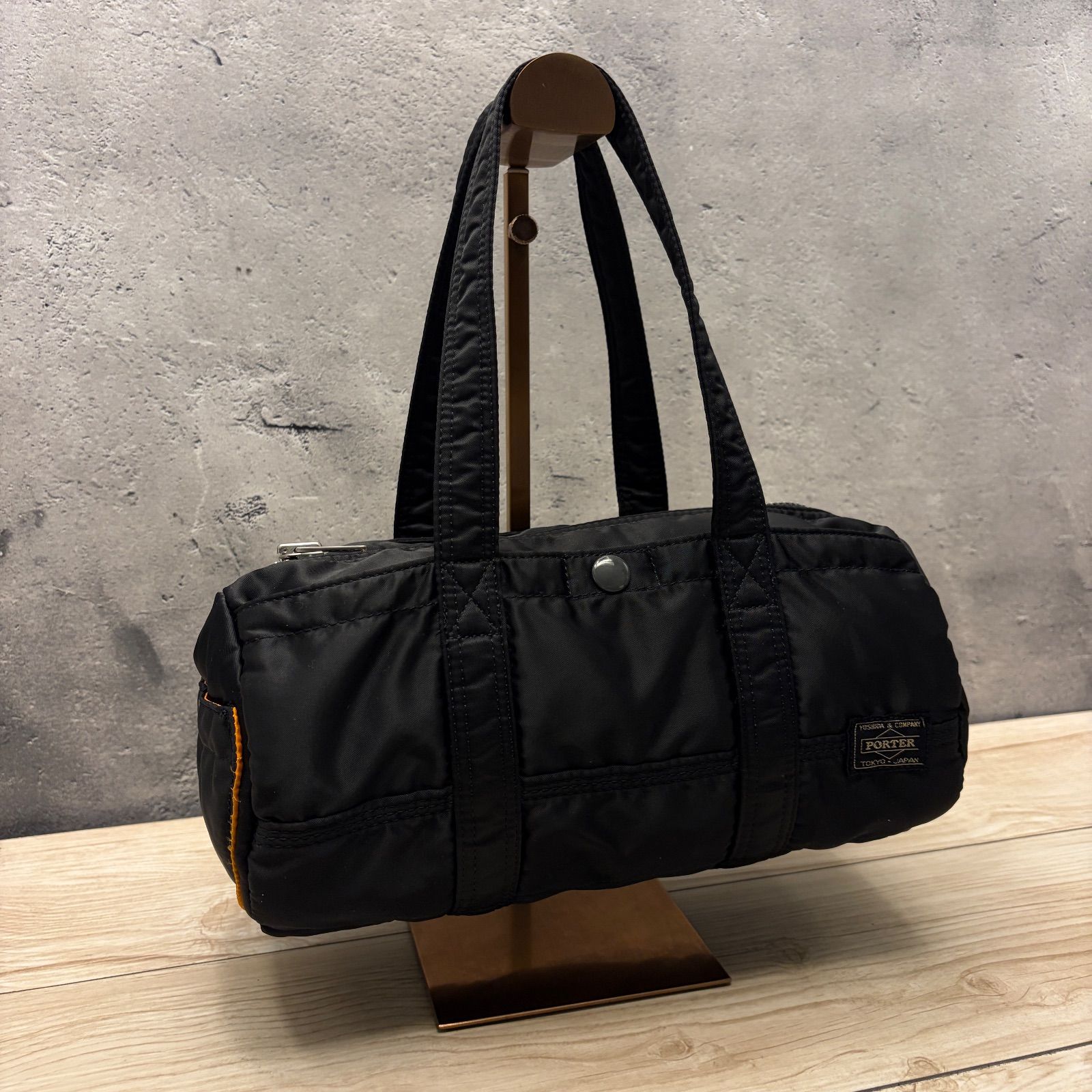 ✨PORTER ポーター タンカー ミニボストン ドラムバッグ ブラック