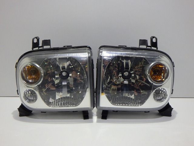 ラパン ヘッドライト左右 HE21S 前期 ハロゲン LE01H685 コーティング加工済 比較的 250607062