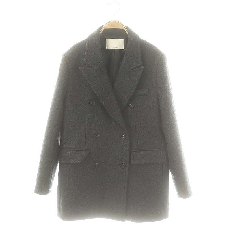 オオトロ OHOTORO double half coat コート チェスター ウール  