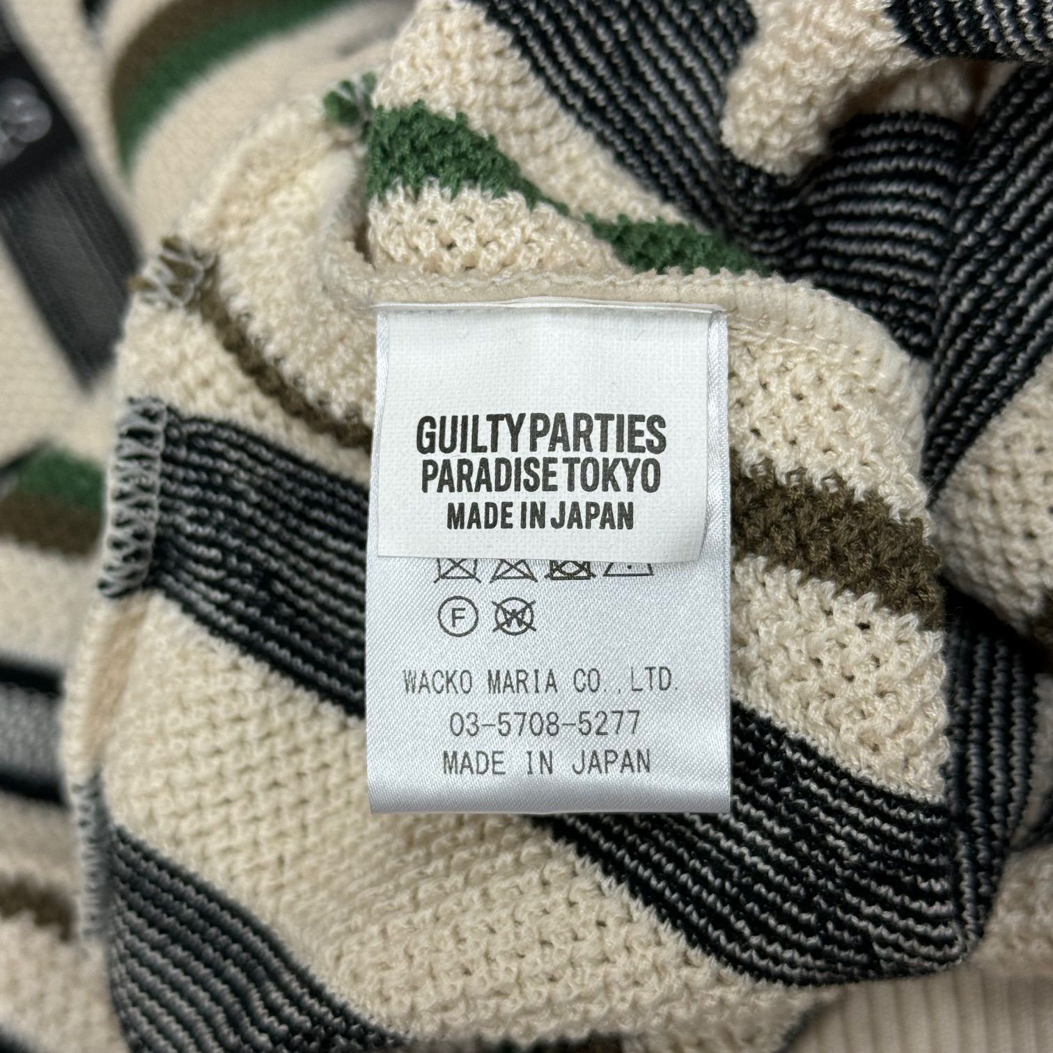 WACKO MARIA/STRIPEDJACQUARD KNIT SWEATER 【公式通販】