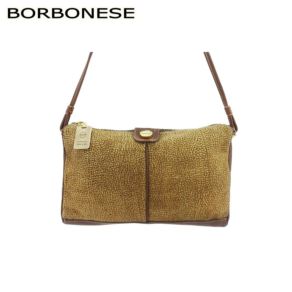 ボルボネーゼ BORBONESE ショルダーバッグ うずら柄 redwallタグ