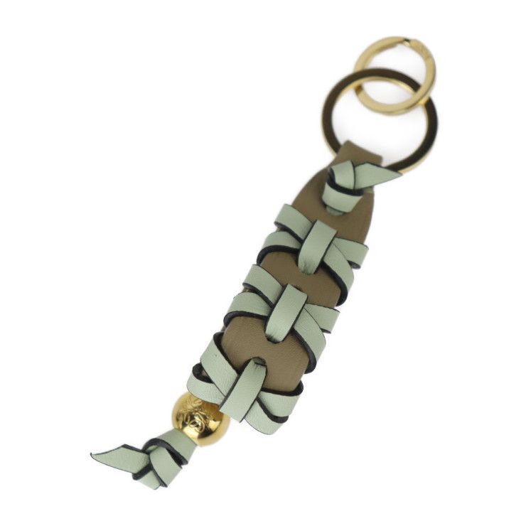 LOEWE ロエベ クロス ブレイデッド キーリング キーホルダー  