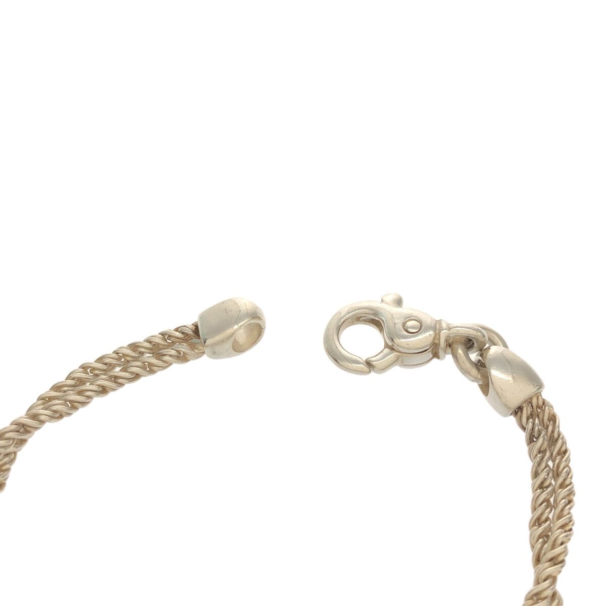 Tiffany&Co ティファニー センターノット ダブルロープ ブレスレット