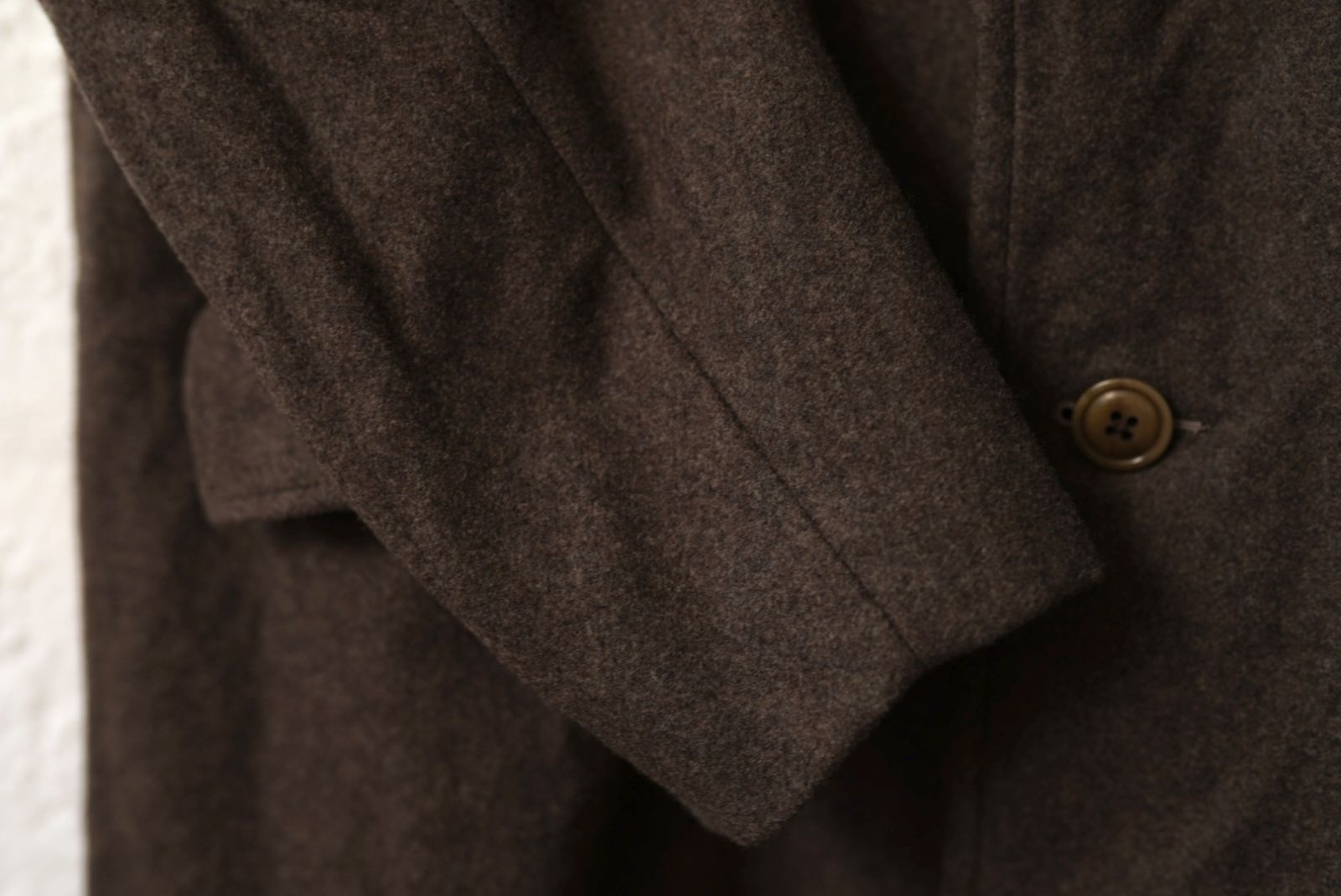 20AW Tailor Collar Tent Line Coat オーバーサイズウール