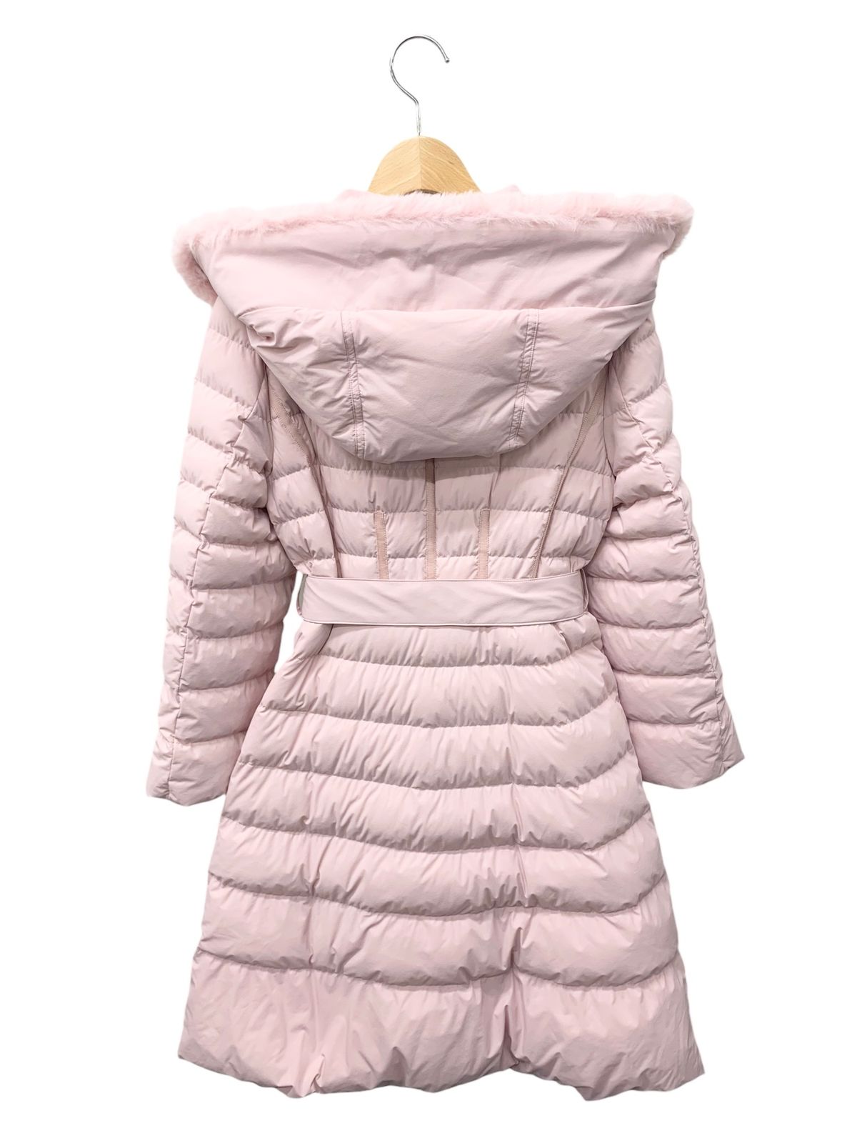 エムズグレイシー フェイクファー付きロングダウンコート 319605 38