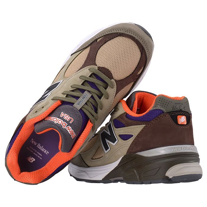美品！New Balance ニューバランス M990BT3 V3 USA NEW BALANCE ニューバランス M990BT3 USA製 990 v3 BT3 ヌバック