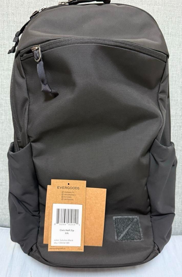 値下げ中 EVERGOODS CIVIC HALF ZIP 22L エバーグッズ EVERGOODS エバーグッズ CIVIC HALF ZIP 22L バックパック