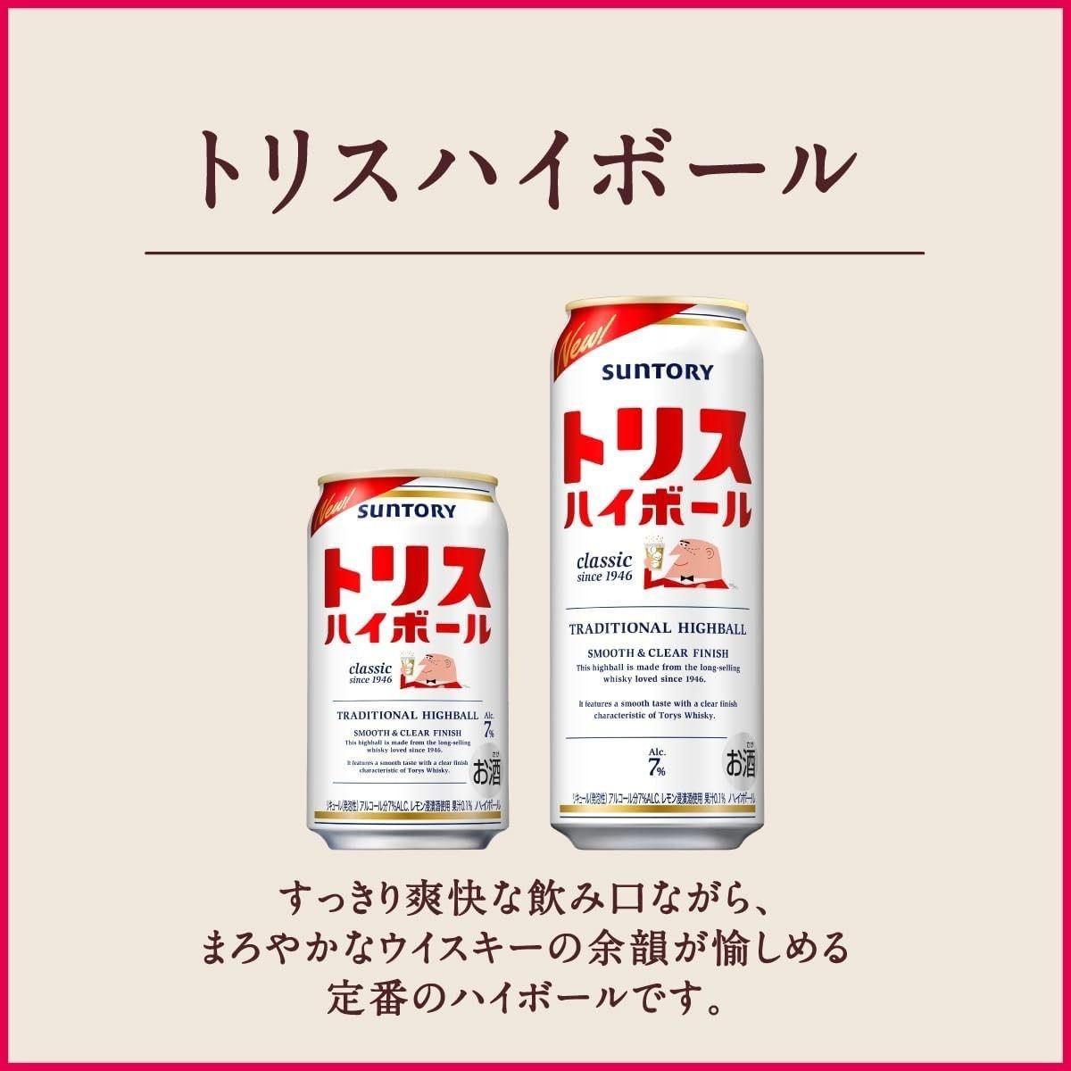 サントリー トリスハイボール 500ml×2ケース/48本