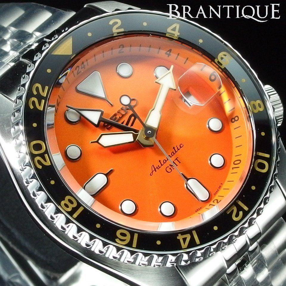 SEIKO】 ◇新品・超美品◇ SEIKO セイコー GMT SSK005 4R34-00A0 自動 