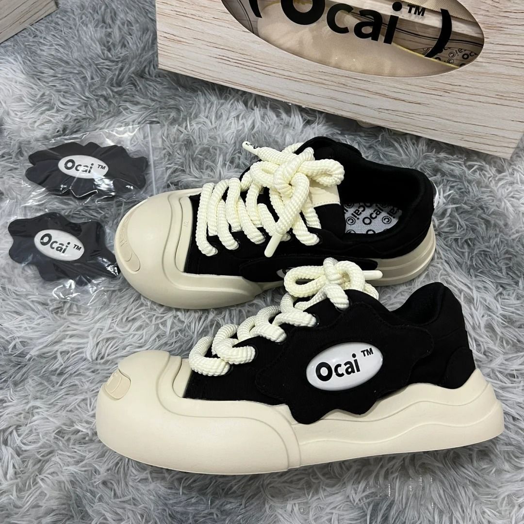 OCAI SMILE CANVAS オカイ スニーカー 黒 サイズ23.5