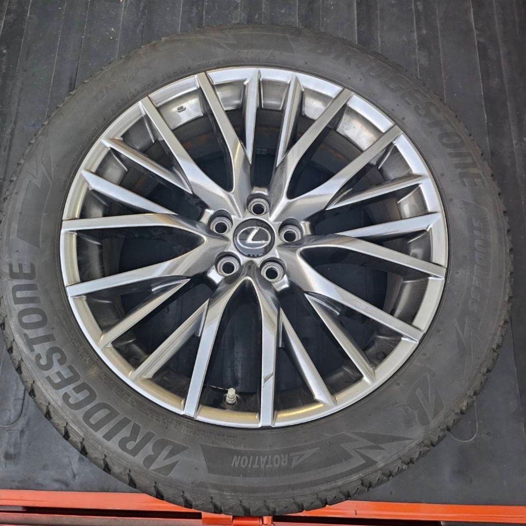 送料無料 7分 レクサス RX450h 純正 235|55R20 スタッドレス ブリジストン ブリザック DM-V3 アルミホイール 傷なし キレイ FFCRYSTALESIA_COM