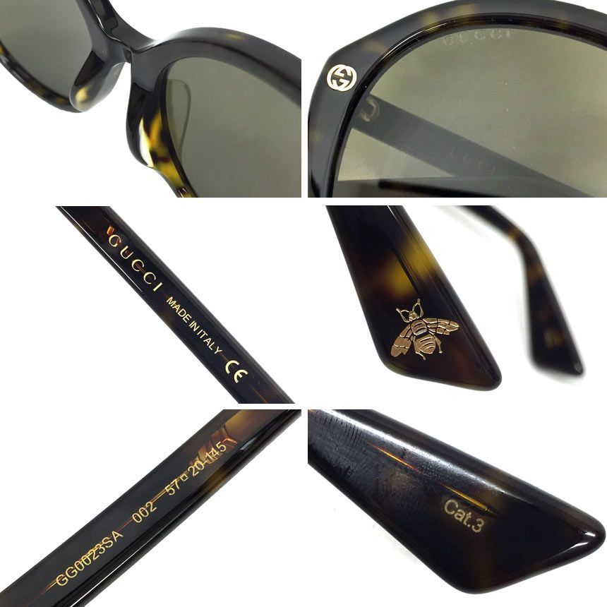 セール GUCCI グッチ サングラス GG0023SA アジアンフィット UV