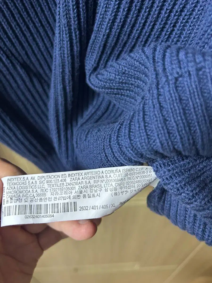 XL ZARA(ザラ) ダークブルー ゴールデナイト