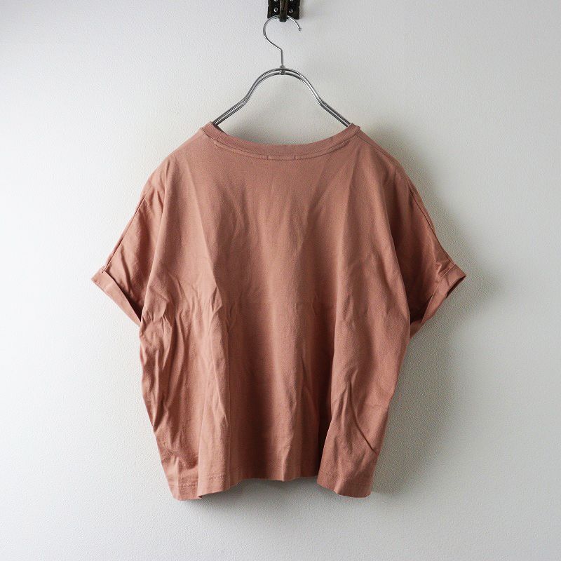 handvaerk 60/2 CREW NECK WIDE T-SHIRTピンク handvaerk tシャツ | 60/2 クルーネック ワイドTシャツ SOLID