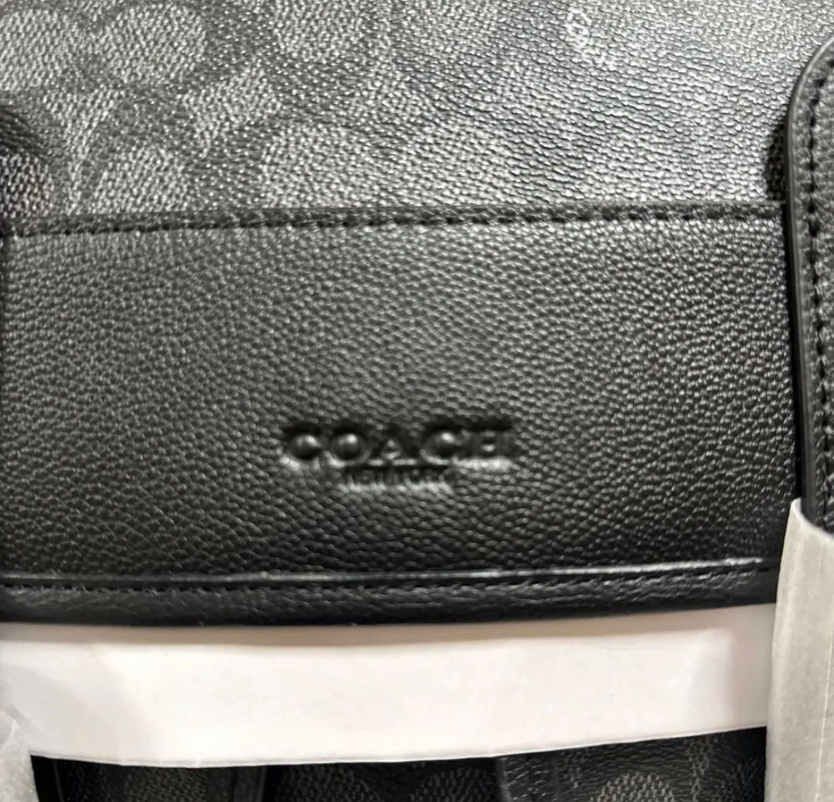 新品☆COACH ヒッチ バックパック シグネチャー キャンバスC7673