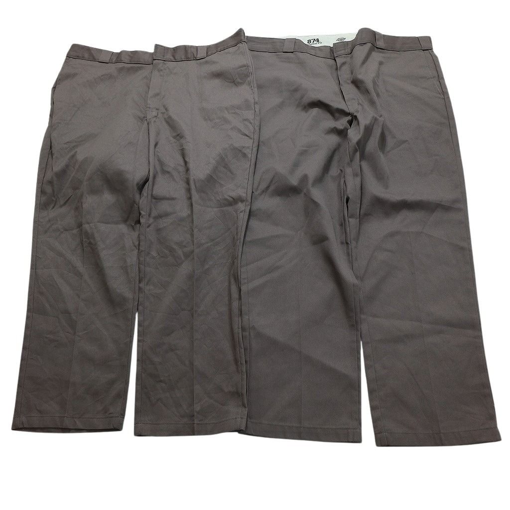 本当にお買い得です！ 古着卸 まとめ売り ディッキーズ Dickies 874 ワーク パンツ 8枚セット メンズ 44 ノープリーツ センタークリース 古着 NB9719 新作製品【100％品質保障】