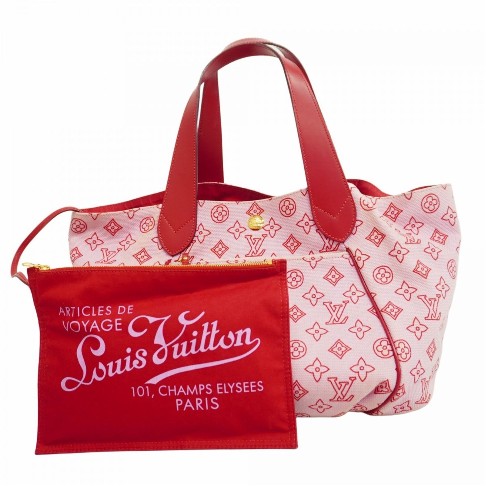 ルイ ヴィトン Louis Vuitton ルイ ヴィトン トートバッグ ビーチライン カバイパネマGM M95988 ローズ レディース
