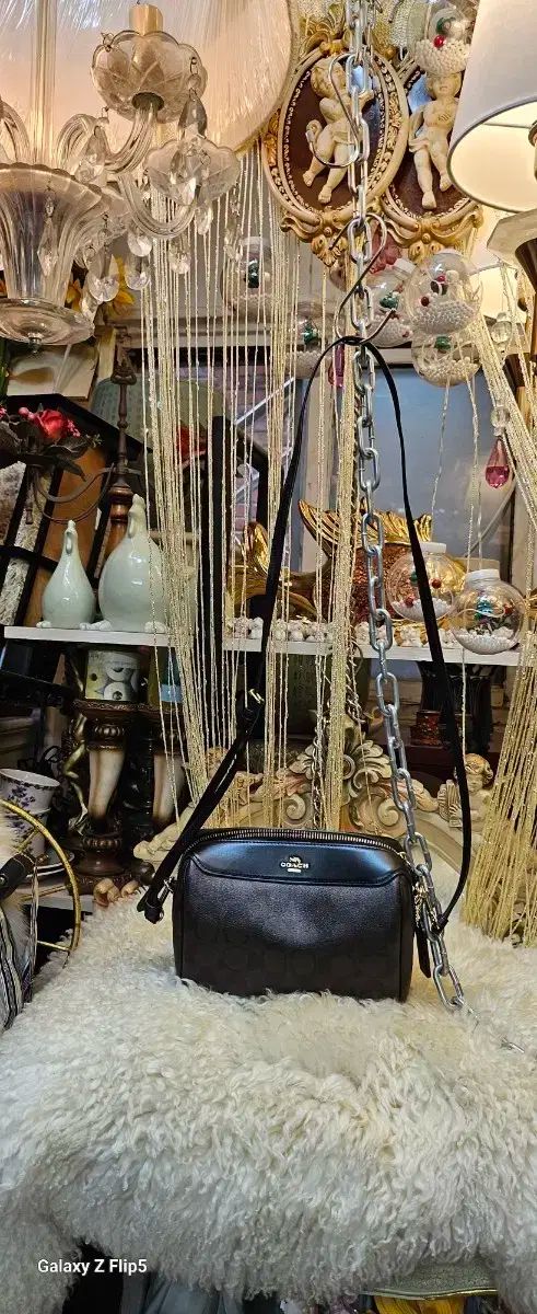 COACH コーチ ブラック ショルダーバッグ ミニバッグ