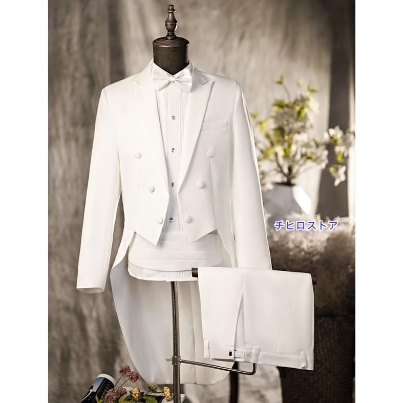 メンズスーツ リボン付き