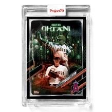 topps project70 大谷翔平　#550 マトリックス風デザイン Amazon | 大谷翔平 #550 Shohei Ohtani by The Shoe Surgeon
