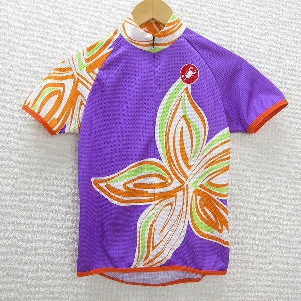 【美品/新品未使用】カステリ　半袖サイクルジャージ/レディース X☆ カステリ/CASTELLI ウィメンズ 半袖サイクリングジャージ