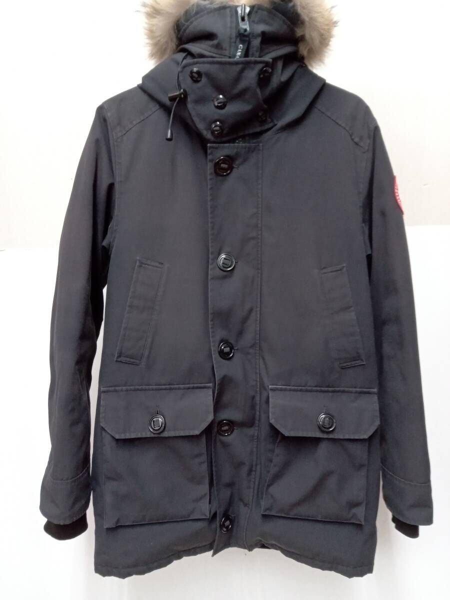 CANADA GOOSE JASPER PARKA 60F8490 カナダグース メンズ ダウンコート ダウンジャケット ブラック Sサイズ