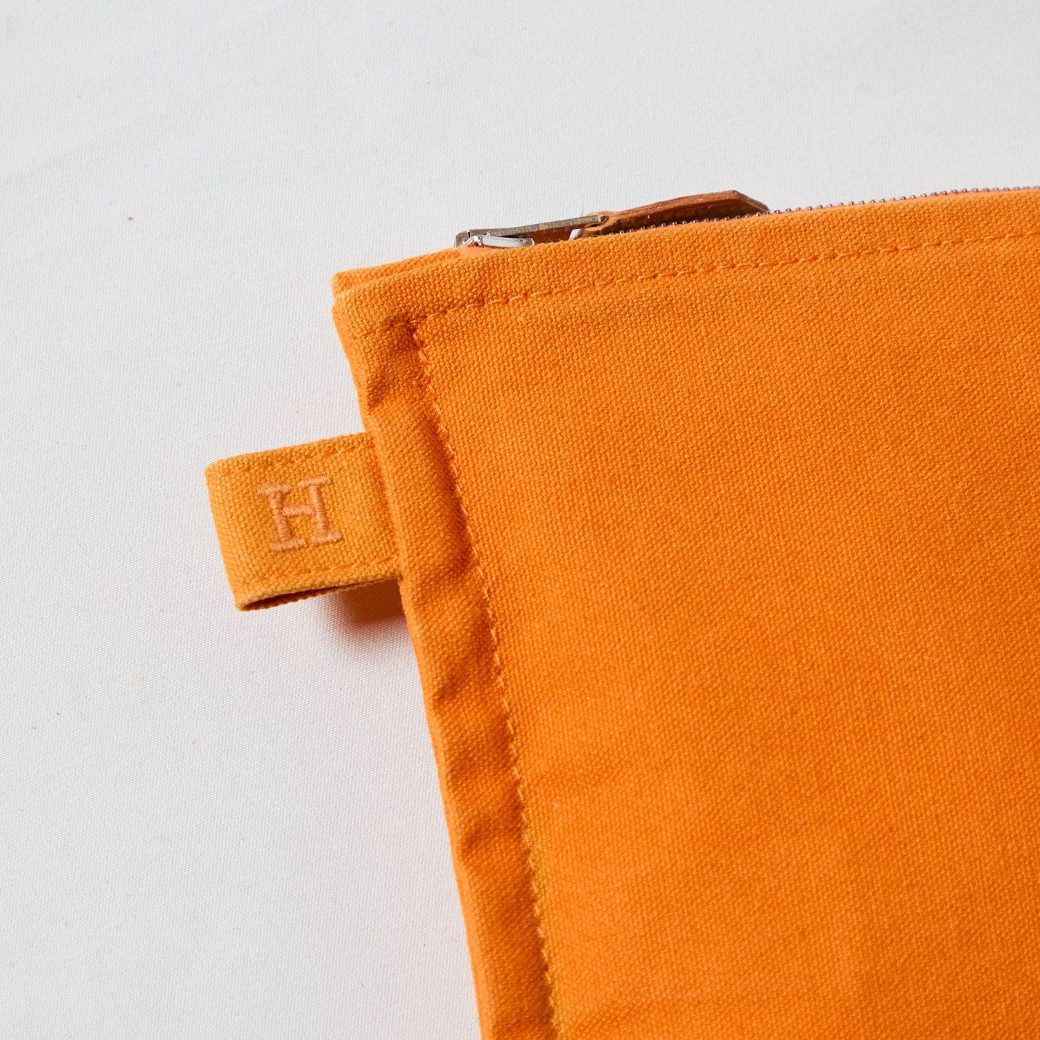 HERMES エルメス ボラボラポーチ GM MM 2個セット オレンジ